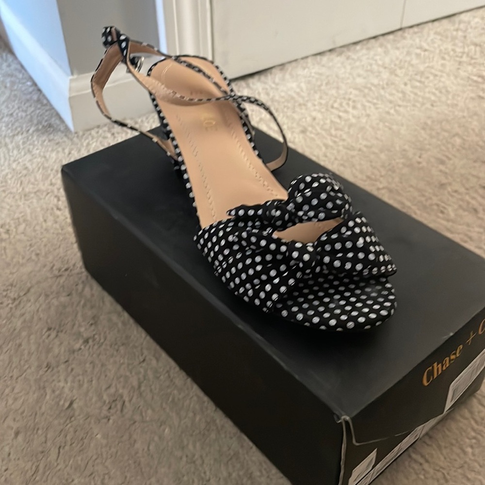 Cute polka dot strappy sandals no longer fit